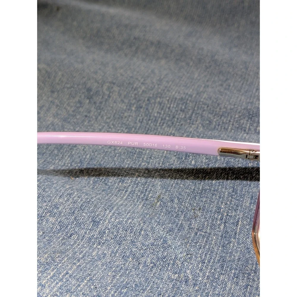 GX BY GWEN STEFANI FRAMES ONLY EYEGLASSES GX824 PURPLE 50-16-130
